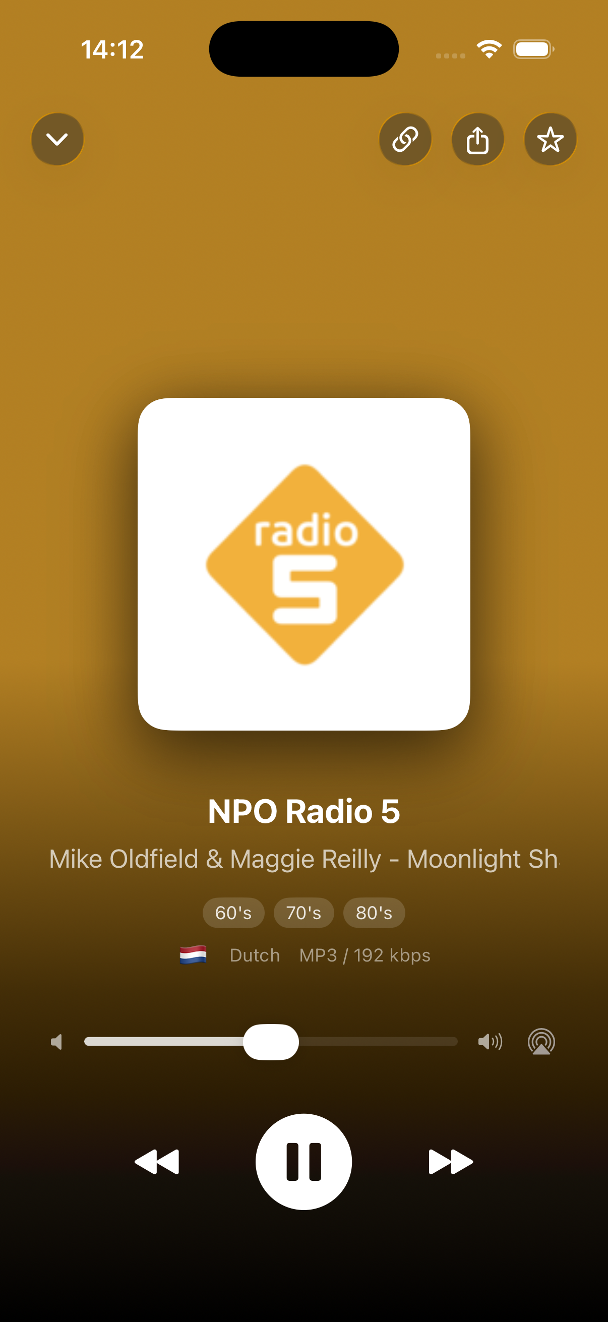 Explorador de emisoras de AirWave con filtros de pa&iacute;s y g&eacute;nero